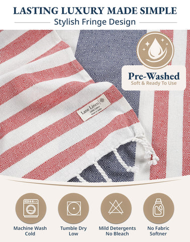 Lane Linen gift-ready towel set, ideal for gifting.