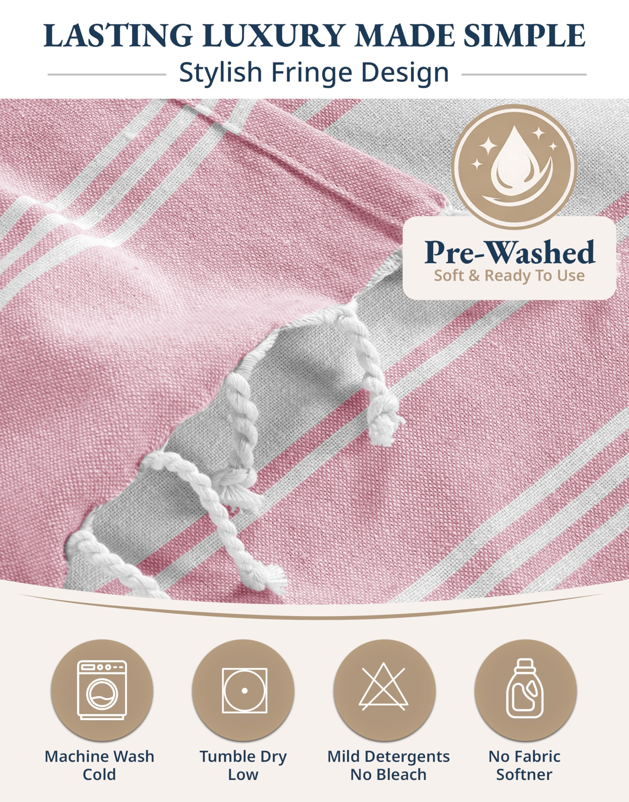 Lane Linen gift-ready towel displayed as a thoughtful present