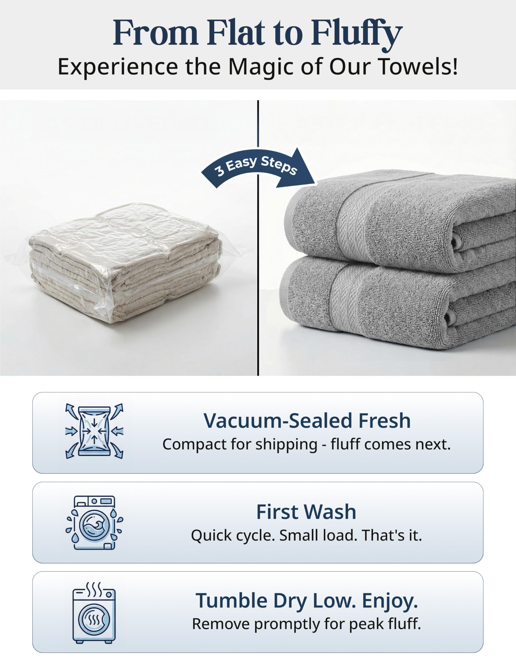 LANE LINEN hand towels 16x28 ideal for daily use in any bathroom.