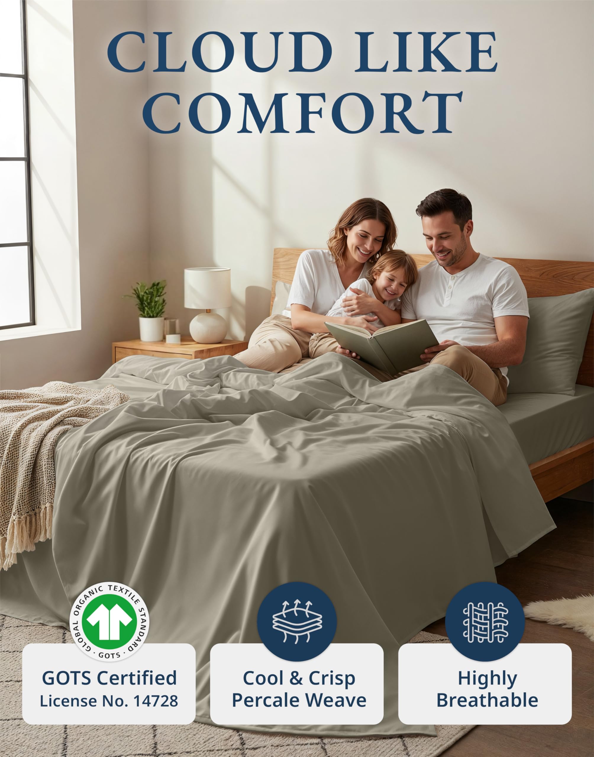 Lane Linen king fitted sheet 78x80 with deep pockets for a snug fit