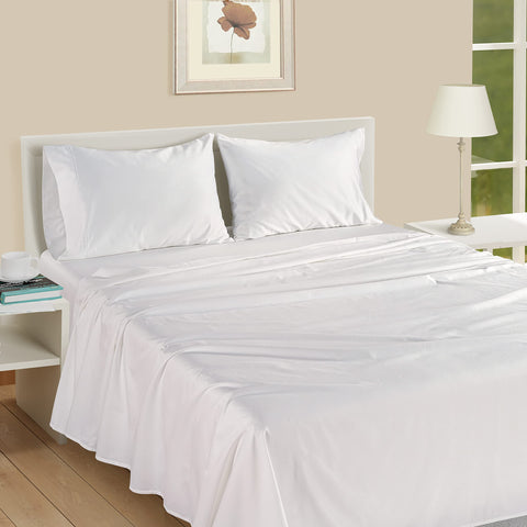 Lane Linen king pillowcase in bedroom setup for a calm hotel-inspired look