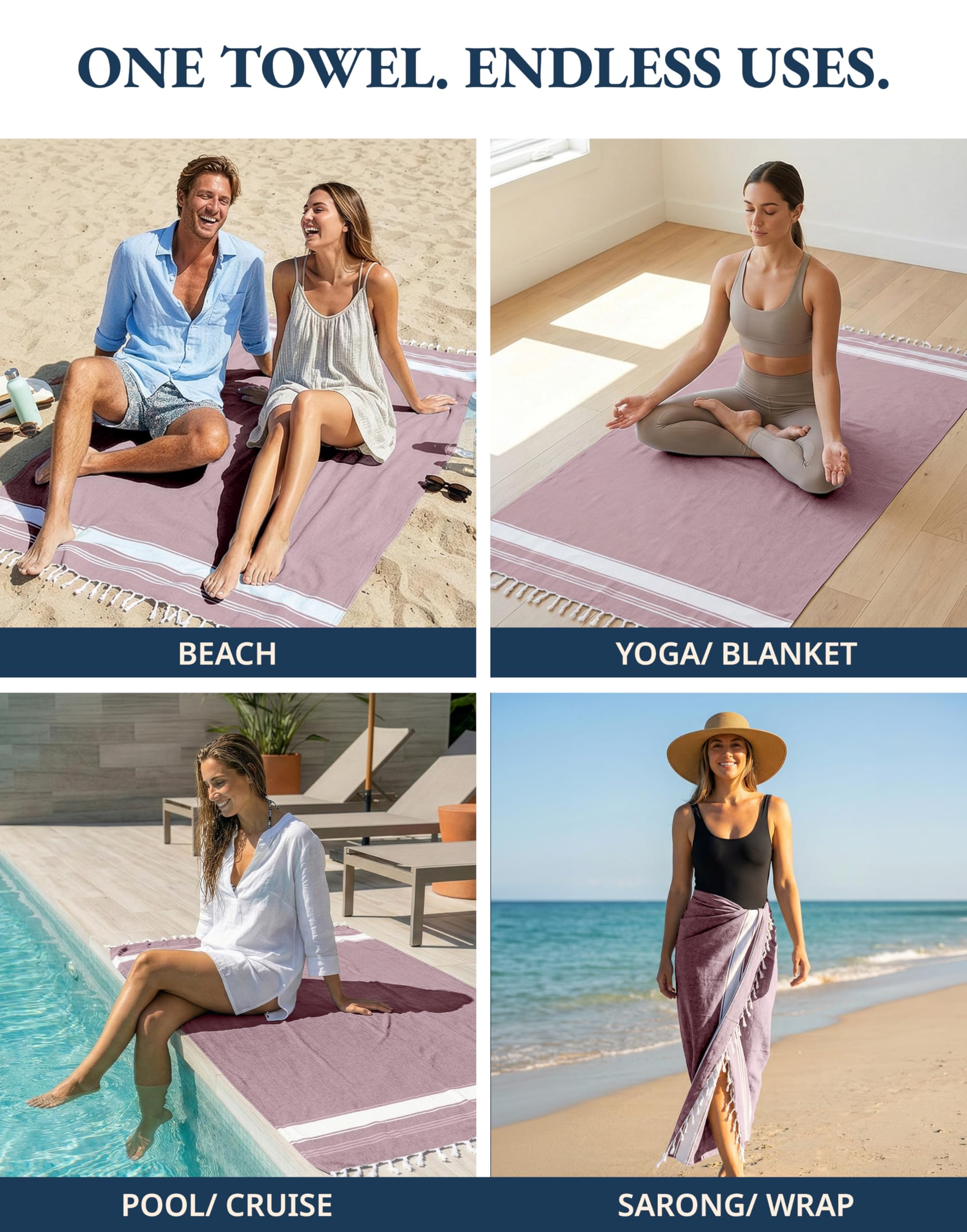 LANE LINEN machine-washable and quick-drying towel for busy lifestyles.