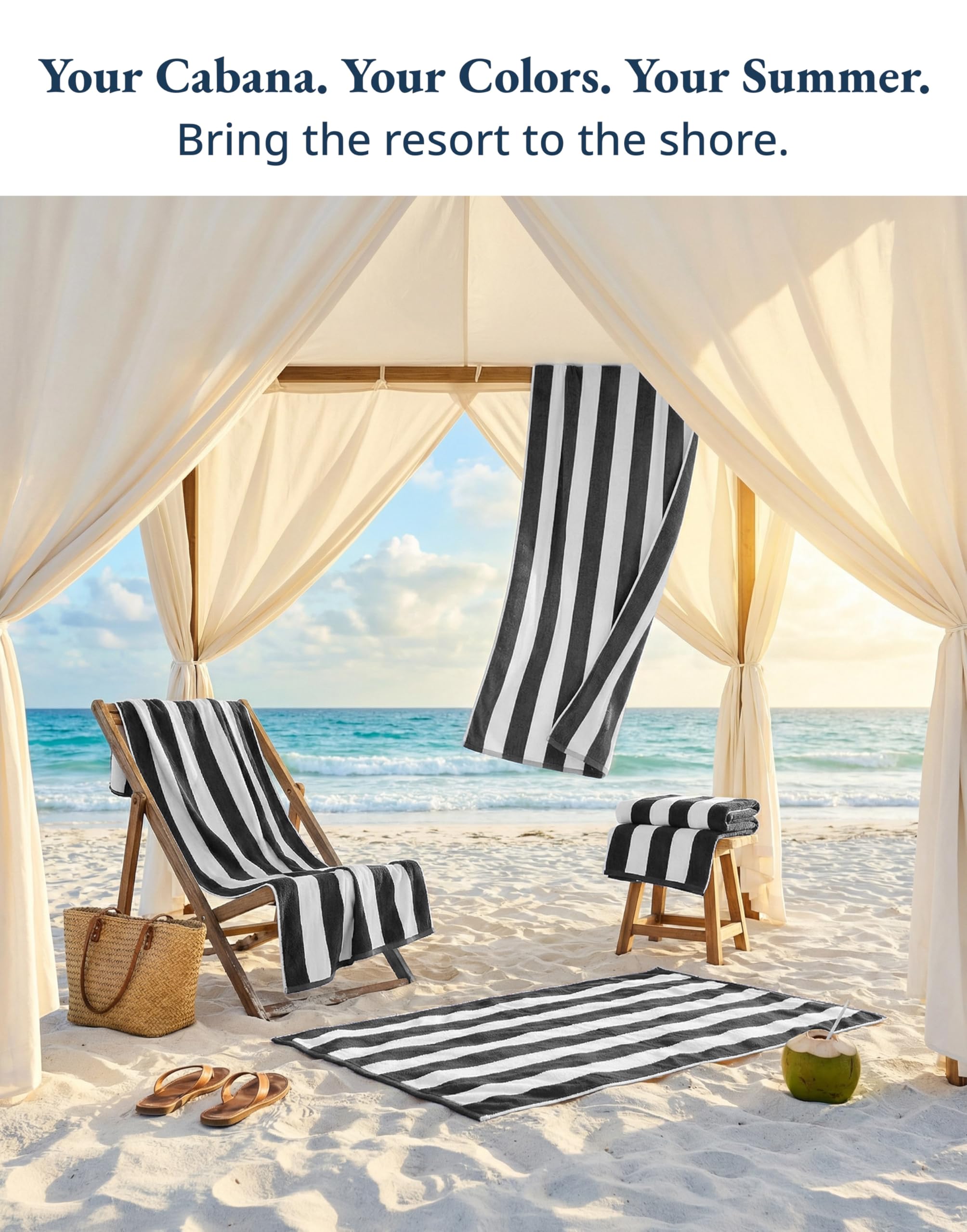 LANE LINEN OEKO-TEX certified towel for safe daily use.