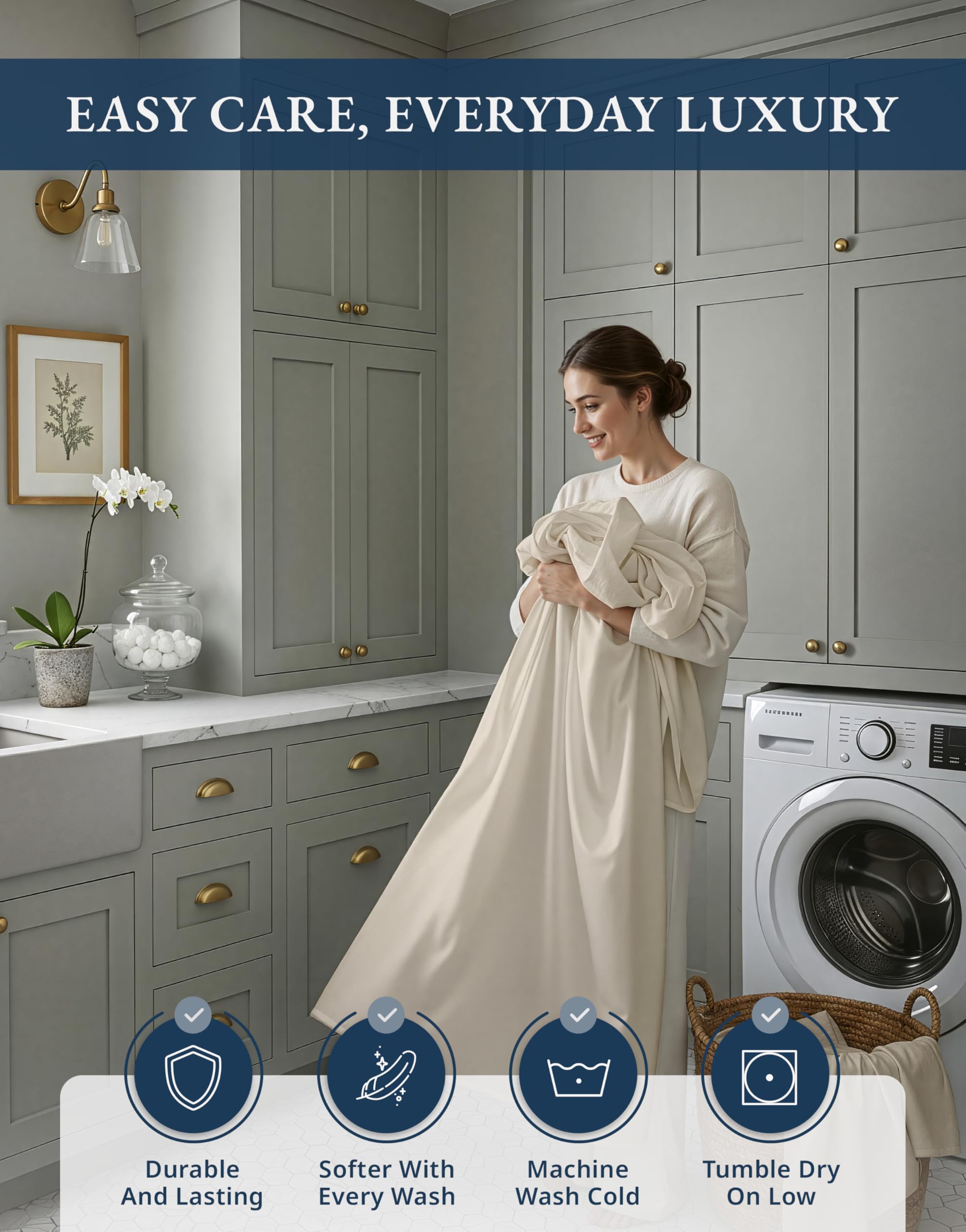 Lane Linen OEKO-TEX certified bedding reflecting quality standards.