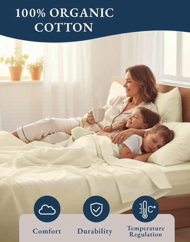 Lane Linen organic cotton emphasizes natural softness and everyday breathability.