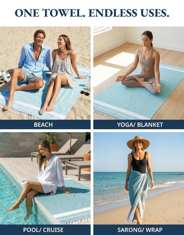 Lane Linen pre-washed fabric feels soft and ready for beach days.