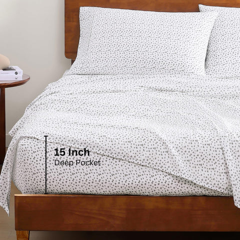 Lane Linen percale weave close-up highlighting breathable, cool to touch fabric