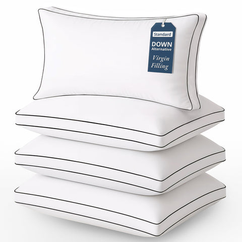 Lane Linen Standard Pillows front view showing hotel-quality comfort