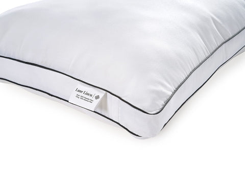 Lane Linen Standard Pillows vacuum packaging for hygienic shipping