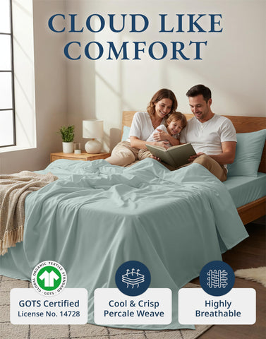 Lane Linen queen fitted sheet 60x80 with deep pockets stays secure