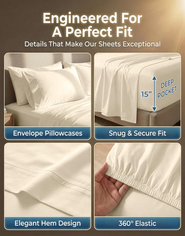 Lane Linen queen pillowcases complement the set with smooth comfort.