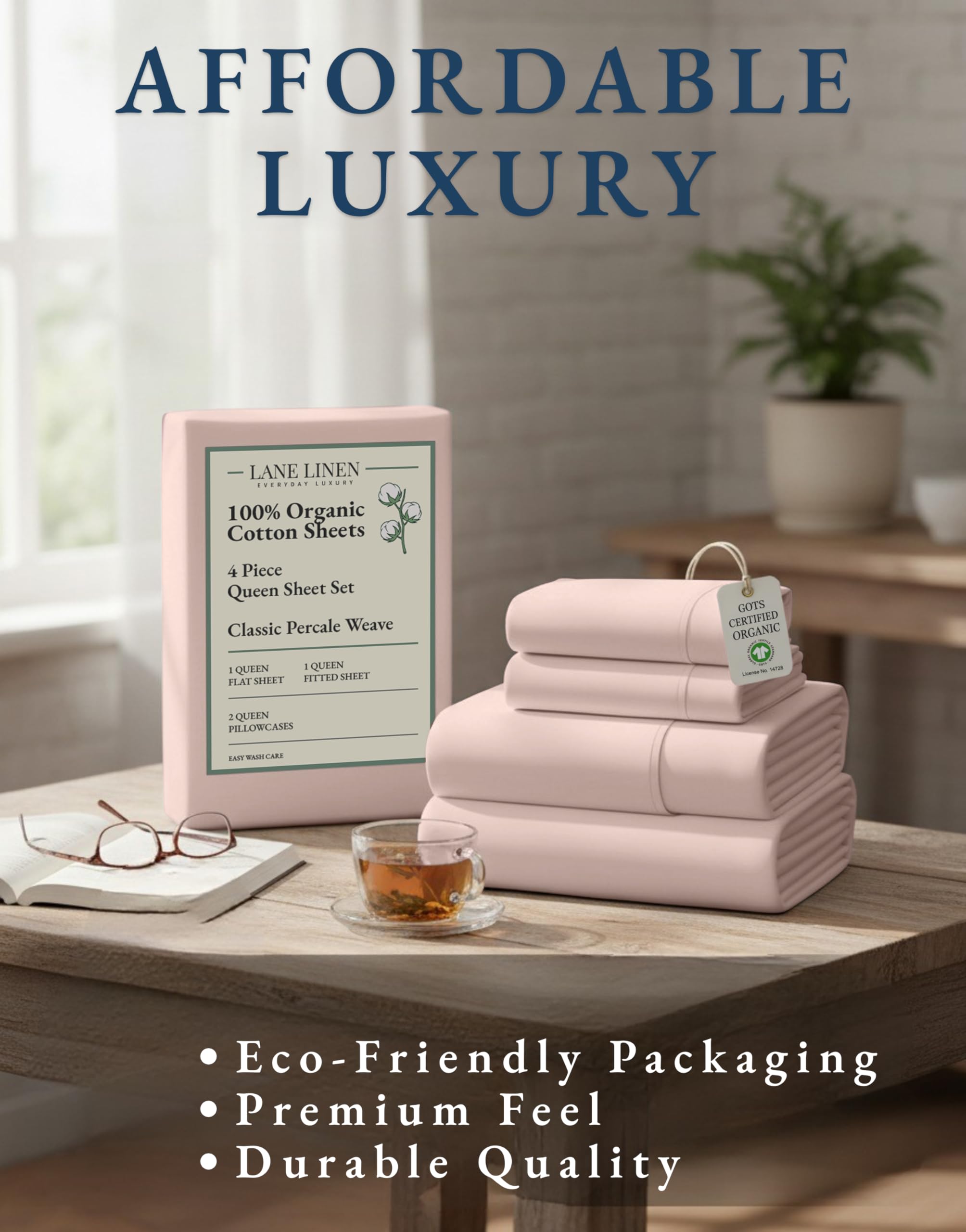 Lane Linen reinforced seams visible, designed for durability and long-lasting use.