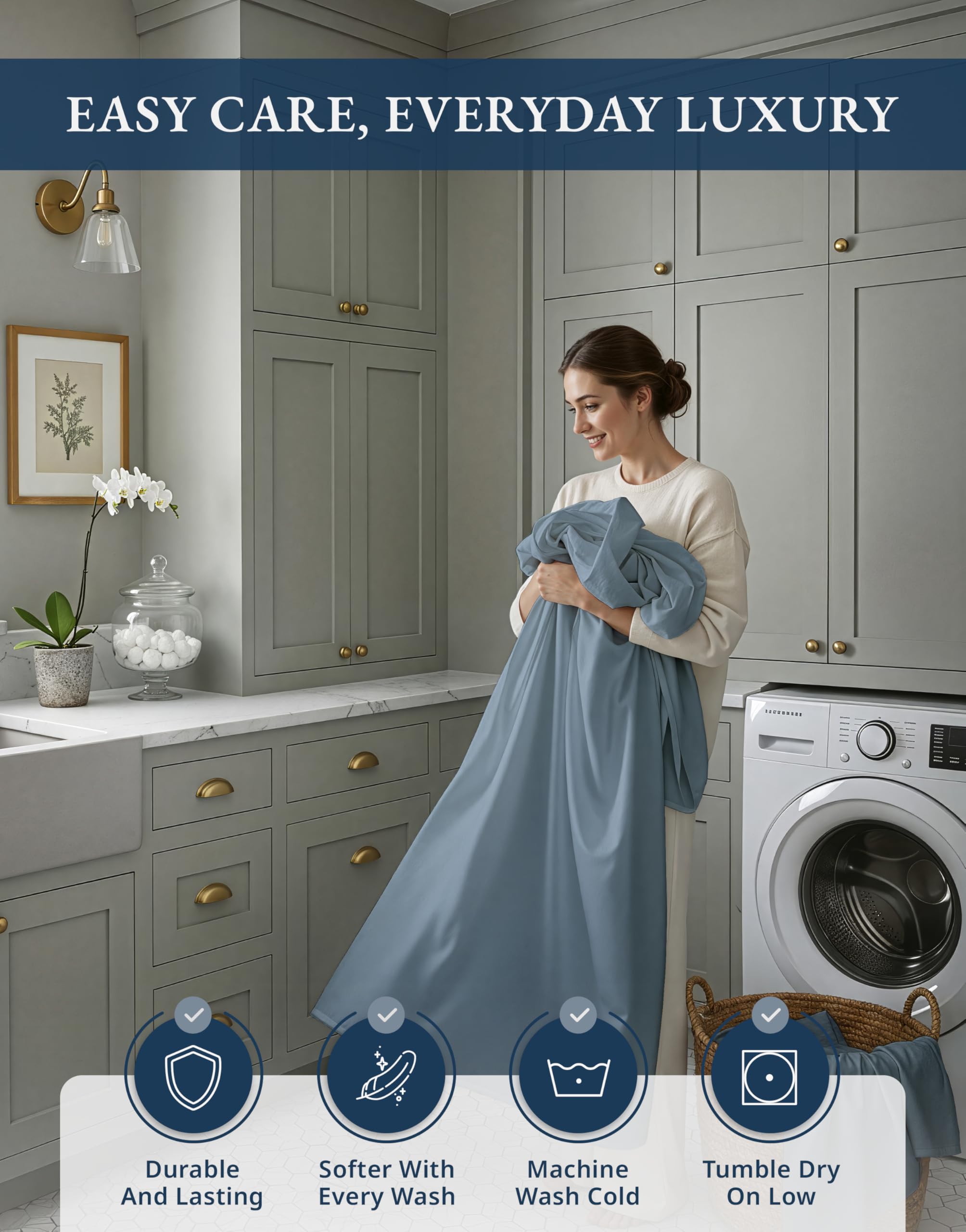 LANE LINEN reusable cotton bag packaging supports sustainable gifting