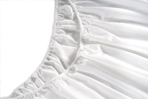 Lane Linen sateen finish close-up highlights smooth texture and gentle sheen