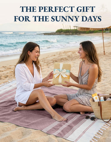 Lane Linen six-pack display in assorted colors for family vacations