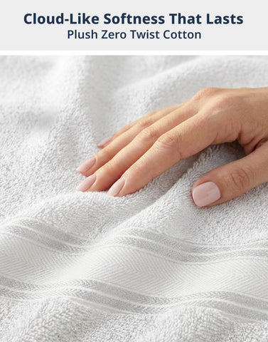 Lane Linen soft airy loft towels delivering luxurious touch without bulk.