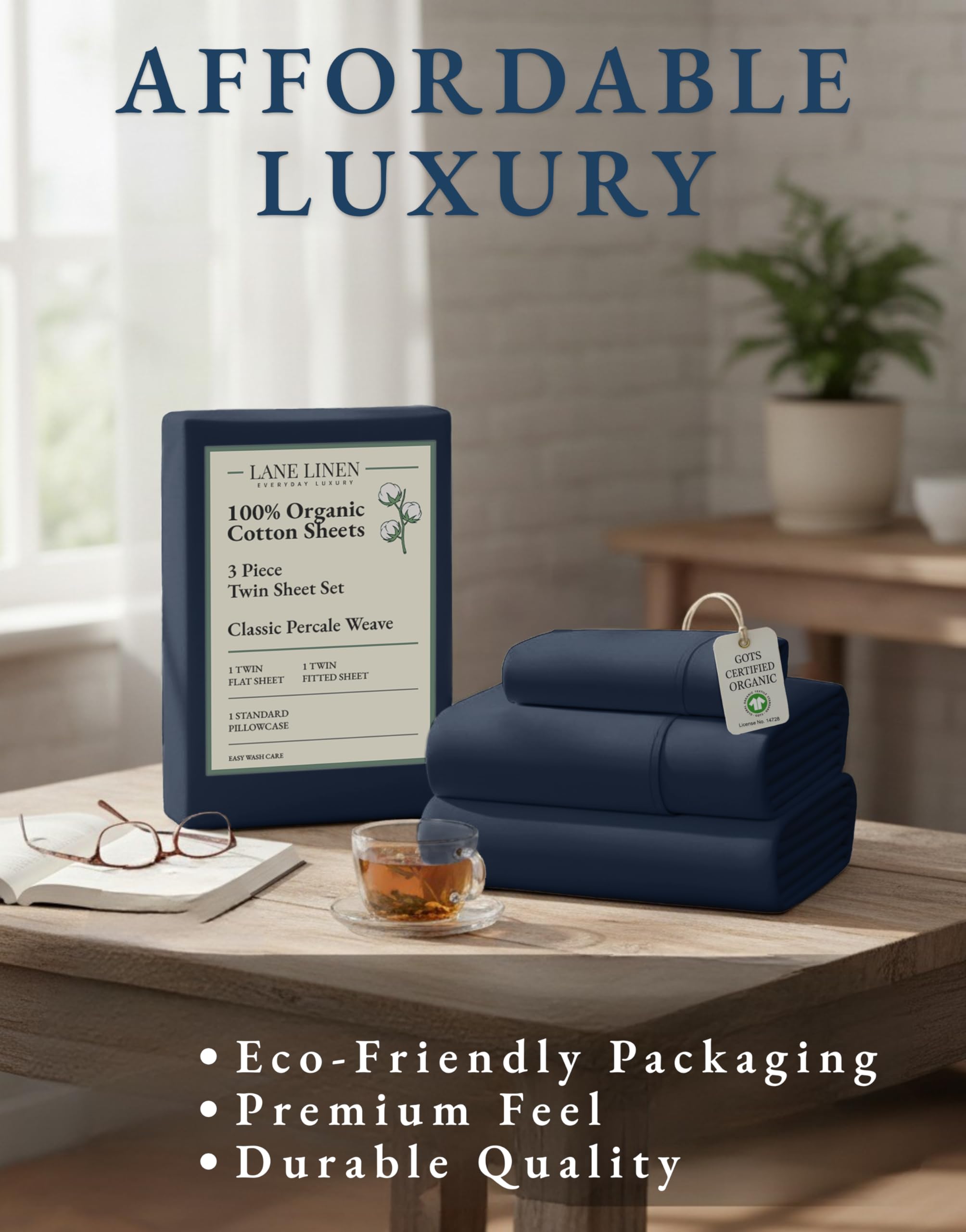 LANE LINEN soft texture close-up for luxurious sleeping experience.