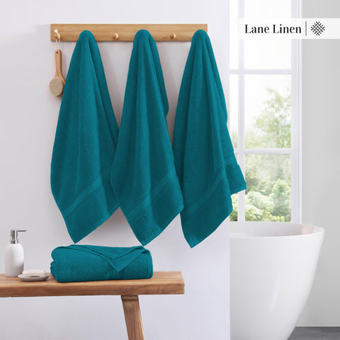 LANE LINEN thick plush terry towels with a soft touch.