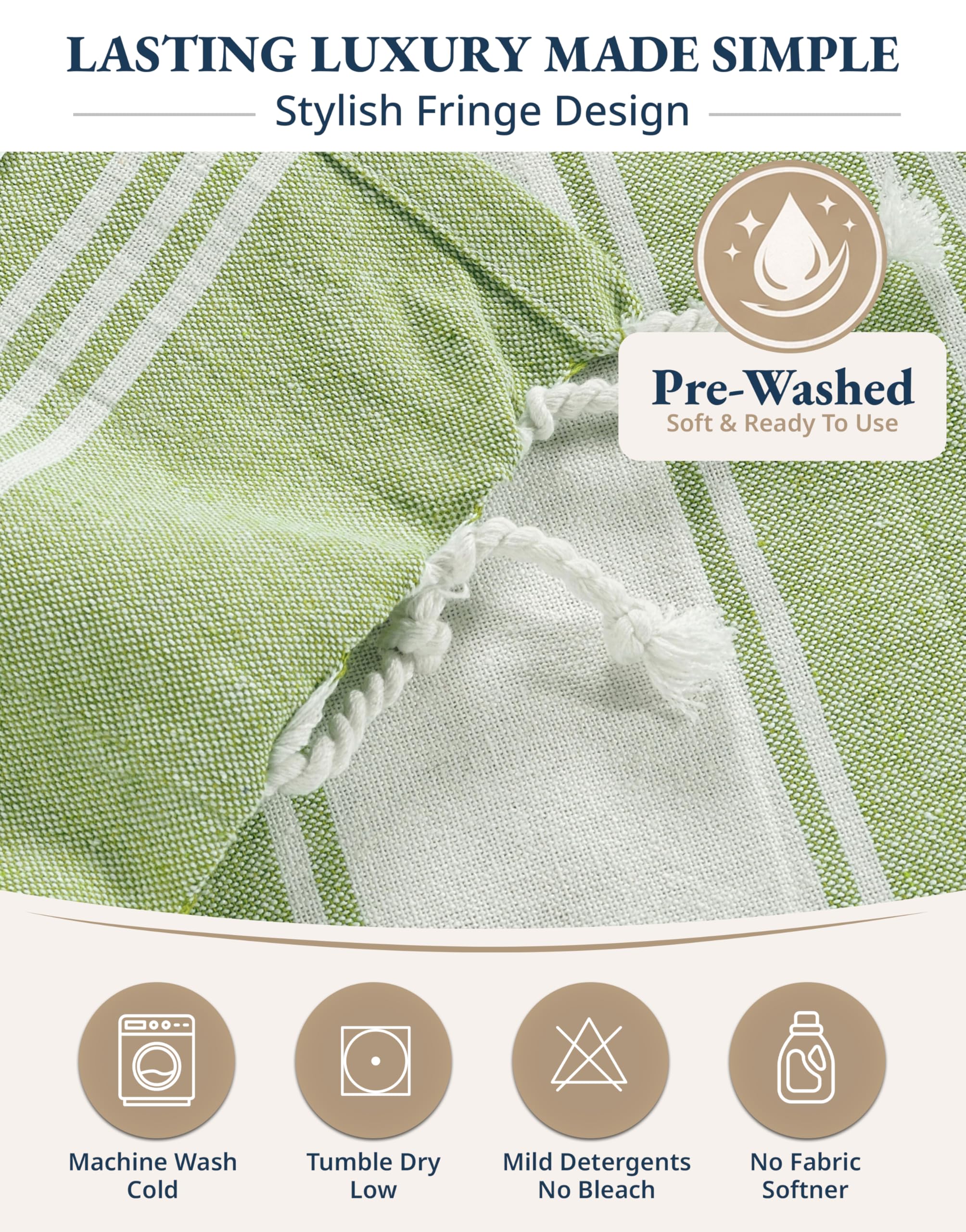 Lane Linen gift-ready towel with spa-soft quality for loved ones.