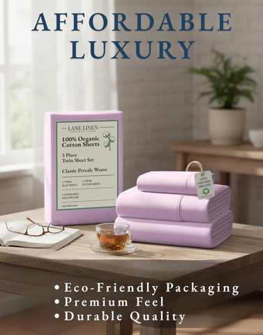 Lane Linen care label shows machine wash and tumble dry friendly guidelines