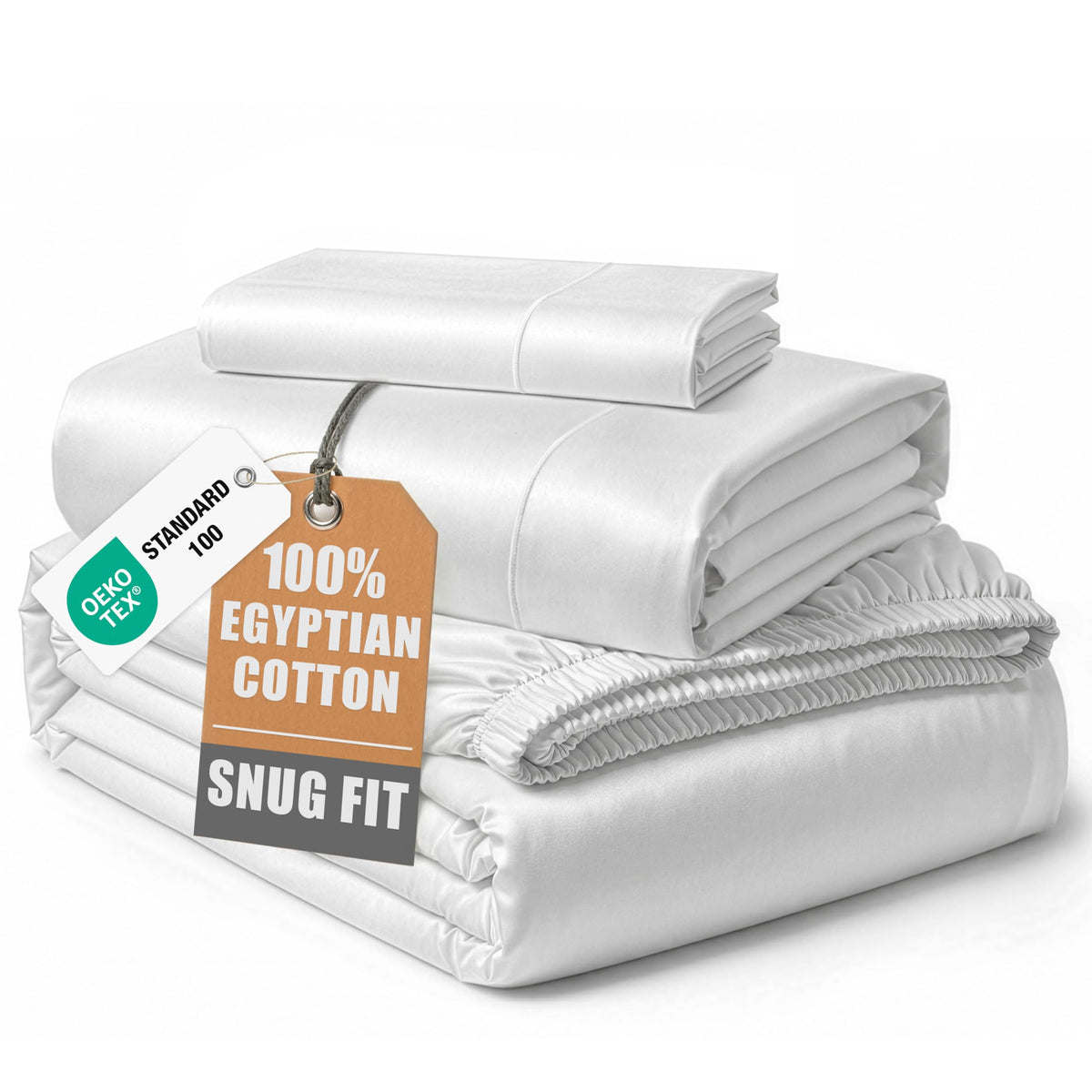 Lane Linen twin sheets set on bed highlighting hotel-style comfort for a restful night.