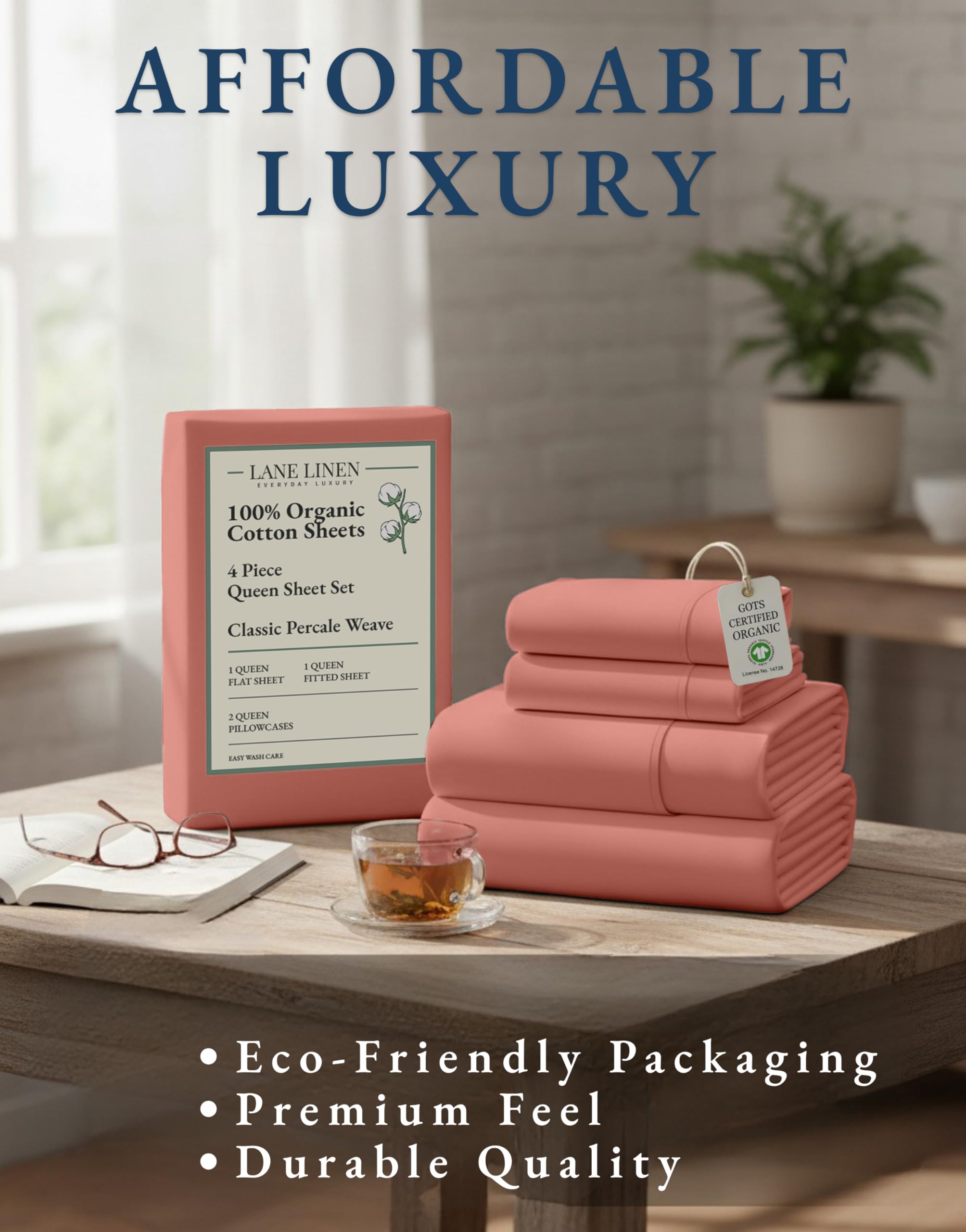 LANE LINEN tests ensure fade, pilling, and shrinkage resistance over time