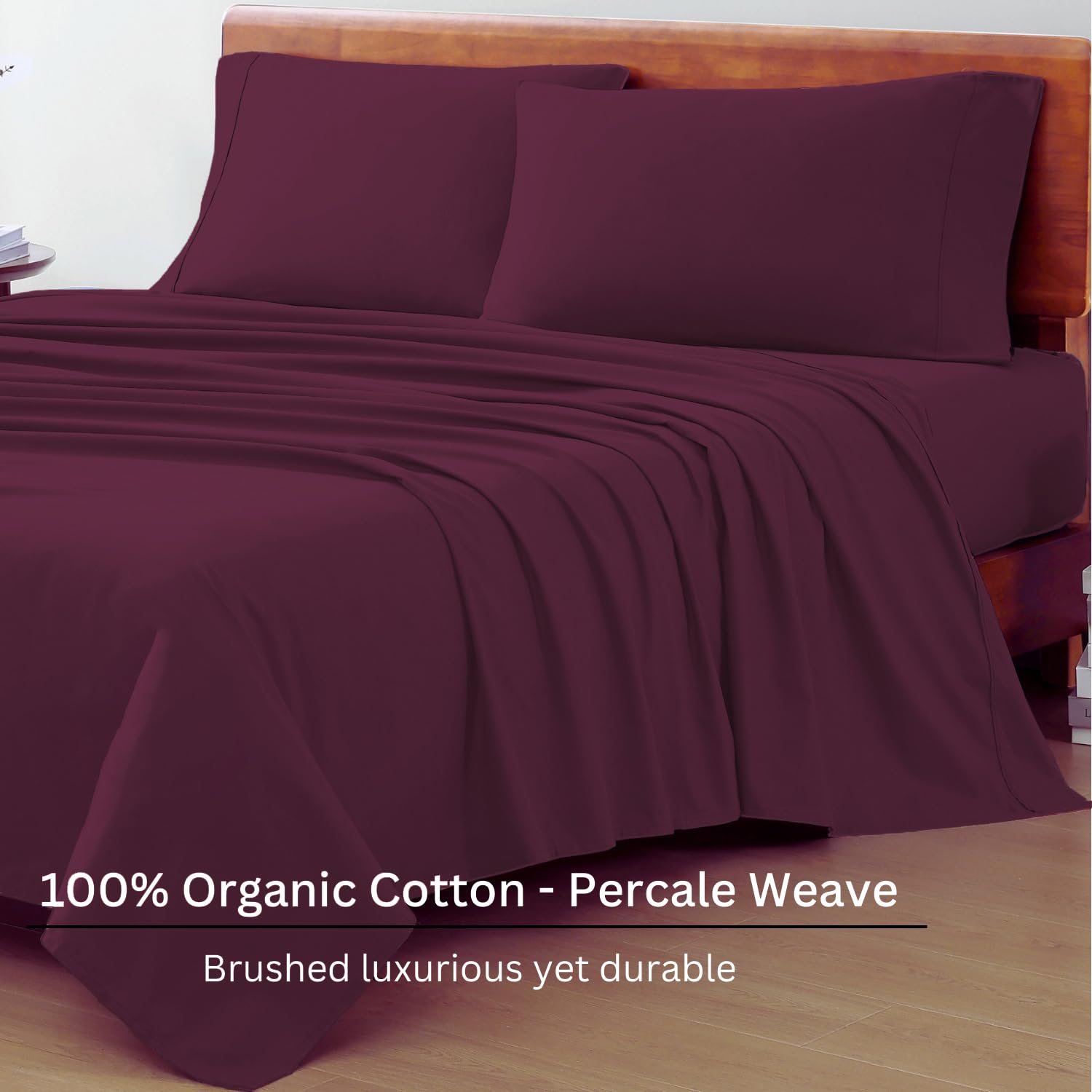Lane Linen Windsor Wine pillowcases add soft, lasting softness for peaceful sleep.