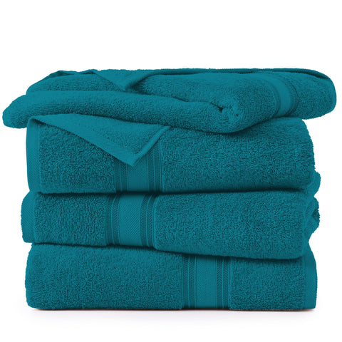 LANE LINEN zero-twist technology towels for fast absorption.