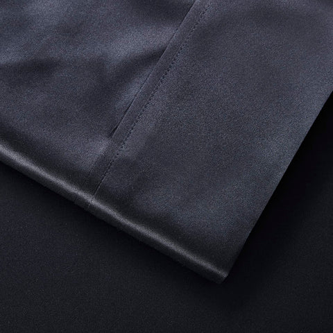 Lanest Housing satin sheet close-up highlights durable weave for long-lasting wear