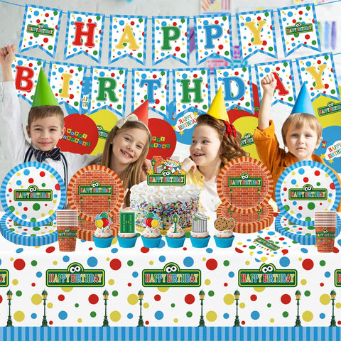LANFUBEISI birthday banner with cheerful letters to instantly enhance the party look.