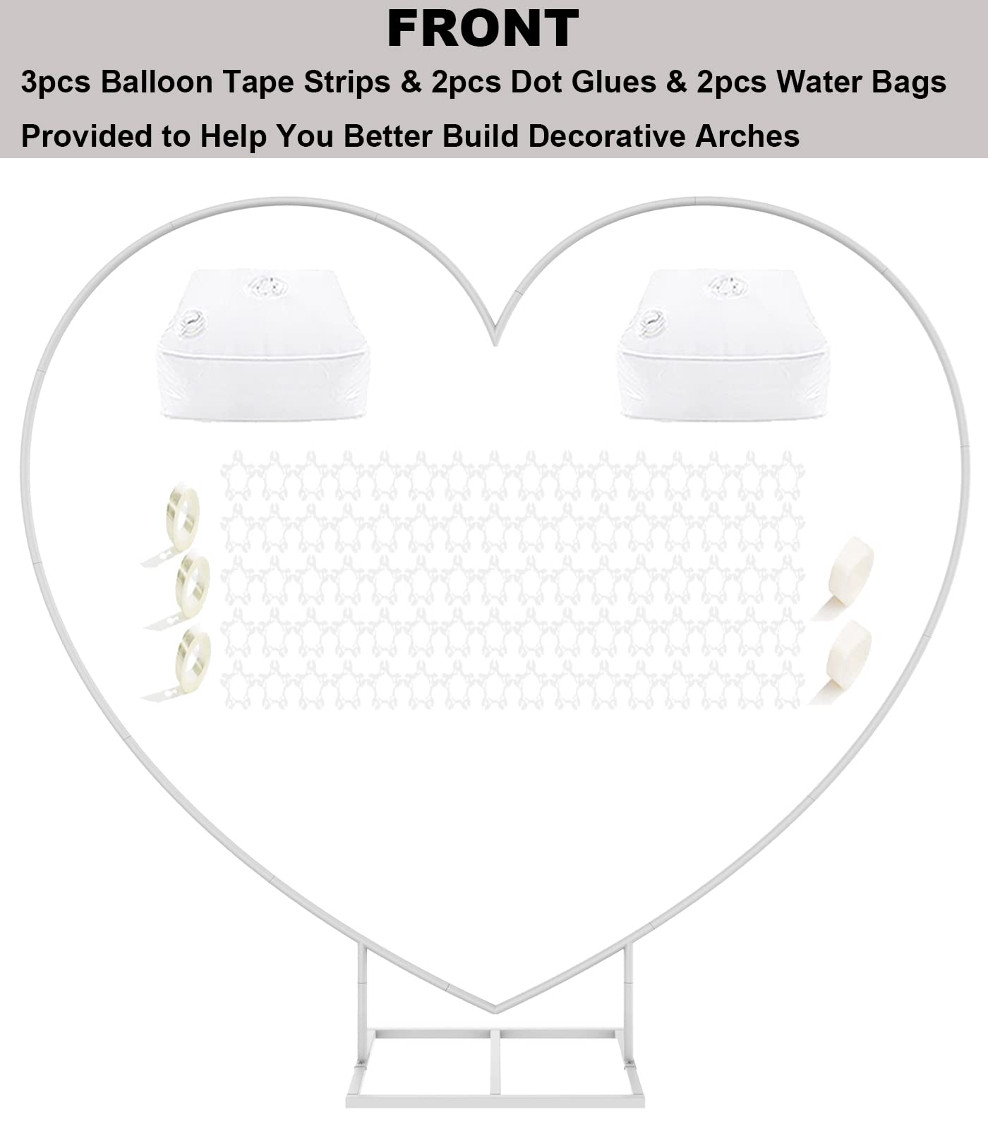 LANGXUN balloon tape strips in use to speed up arch decoration