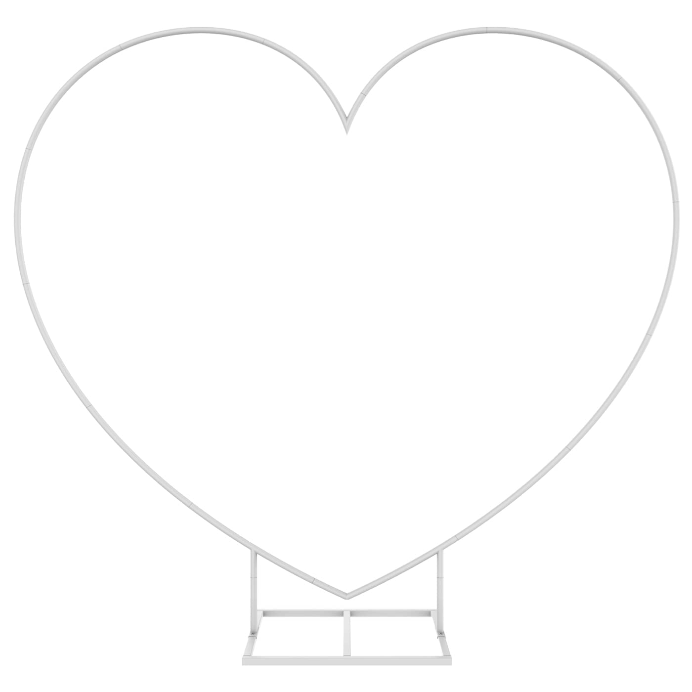 LANGXUN large balloon arch kit in white during easy assembly for events
