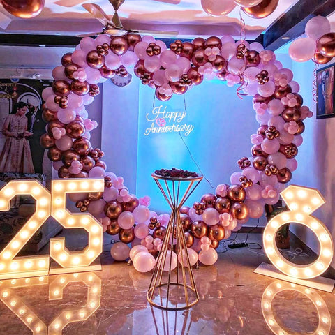 LANGXUN outdoor wedding backdrop featuring white arch under natural light
