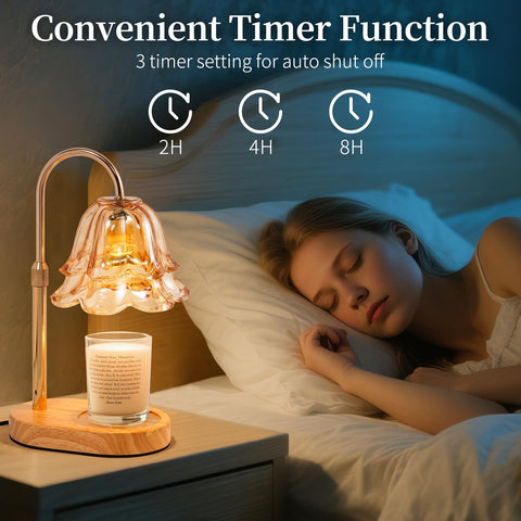 Lanhado 360-degree rotating arm offers flexible candle positioning