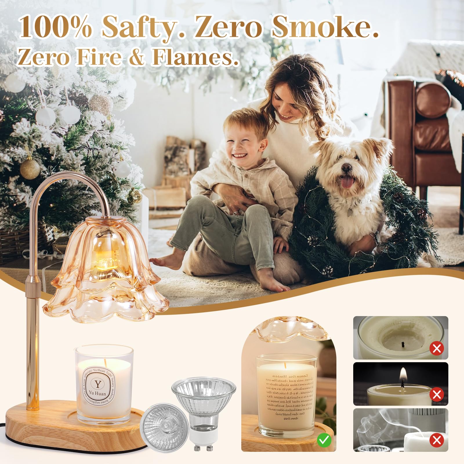 Lanhado flame-free design keeps spaces safe for kids and pets