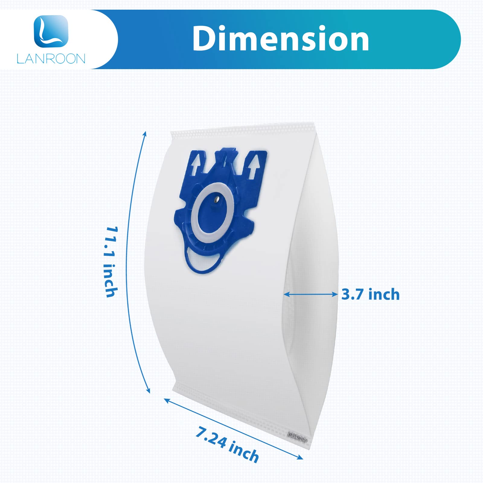 LANROON self locking auto seal ring prevents dust leakage during disposal.