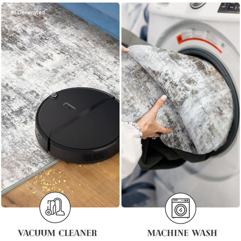 Lansny foldable 2x3 rug stores neatly between decor changes.