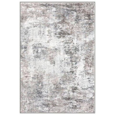 Lansny washable area rug ideal for high-traffic foyers and busy kitchens.