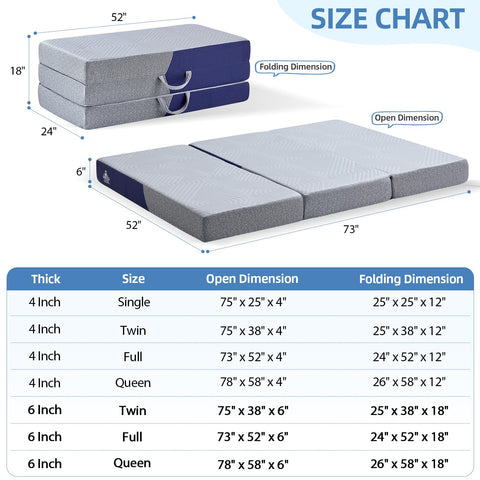 Lansteen 6-inch cooling gel memory foam top layer for temperature relief.