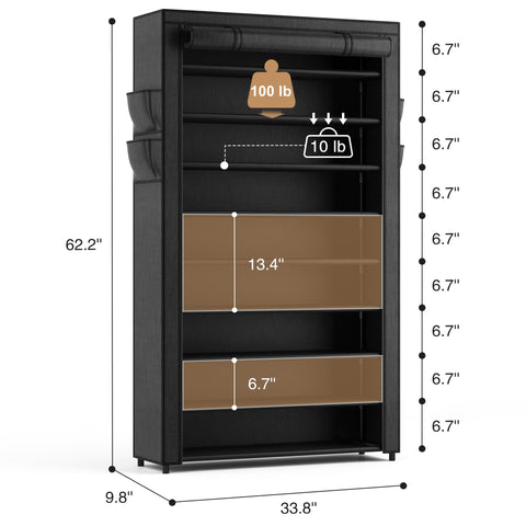 LANTEFUL sturdy metal frame demonstrates durable storage solution.