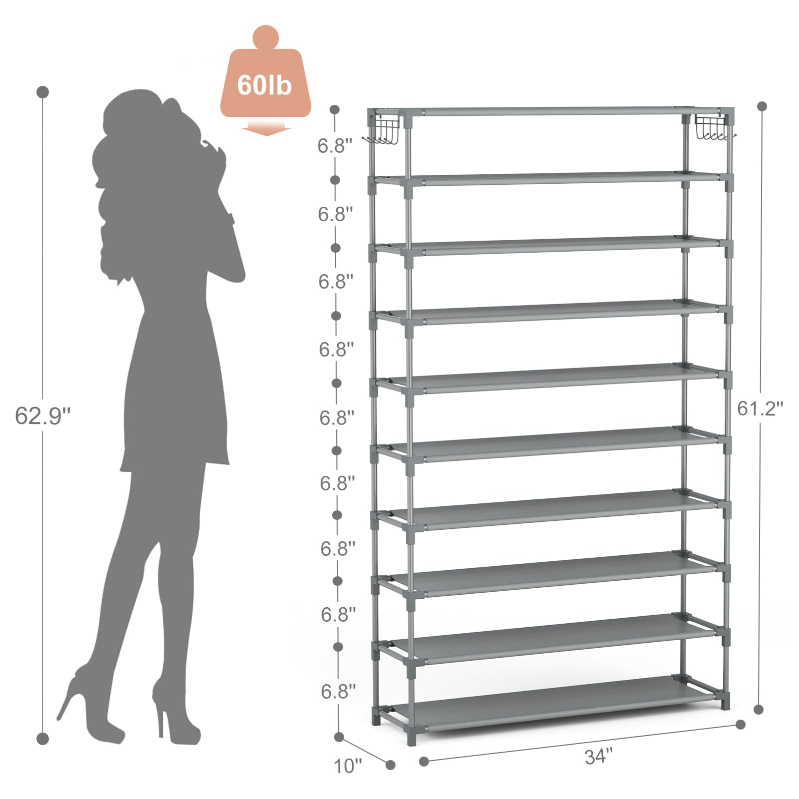 LANTEFUL capacity diagram showing up to 50 pairs across 10 tiers.