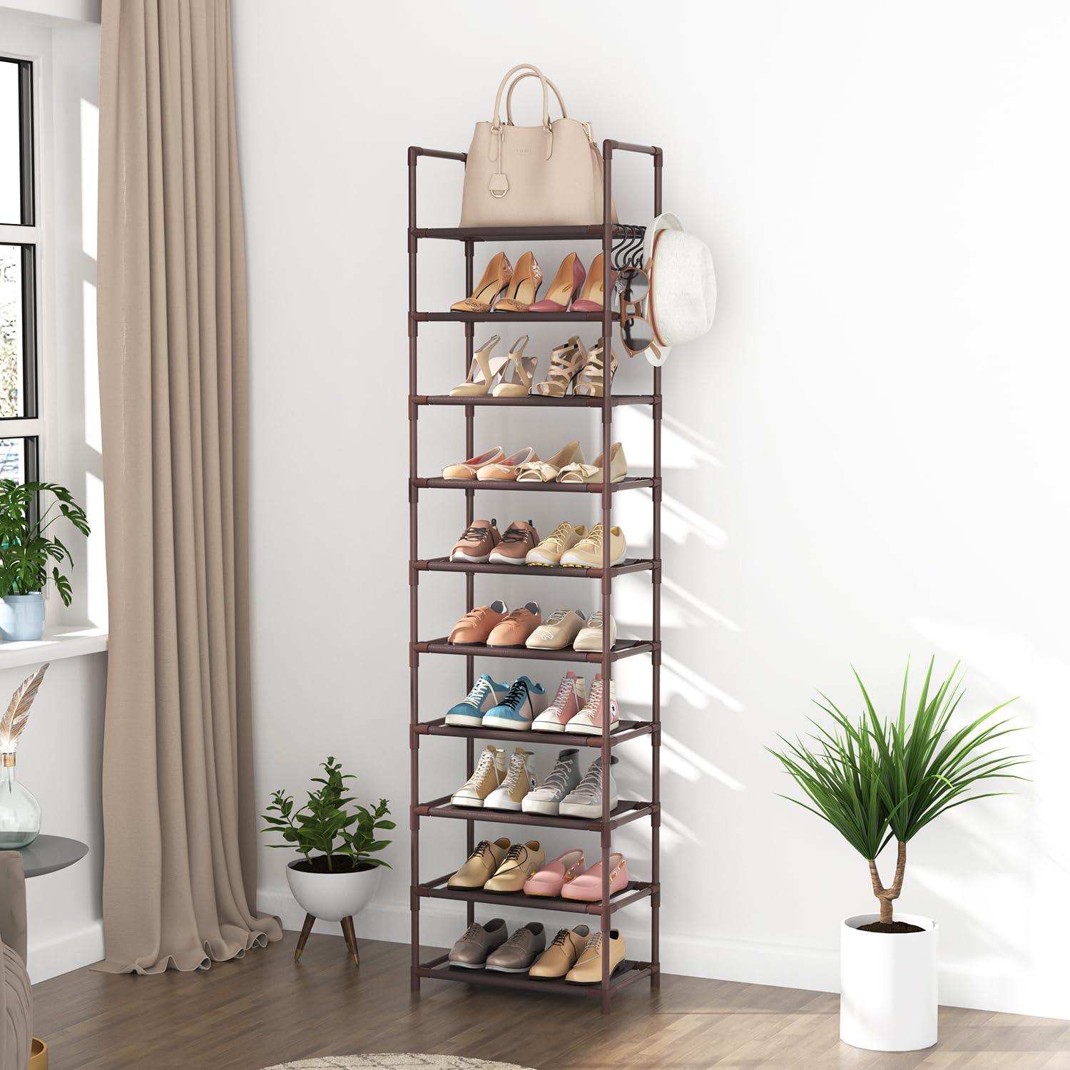LANTEFUL dorm closet setup example for small-space organization