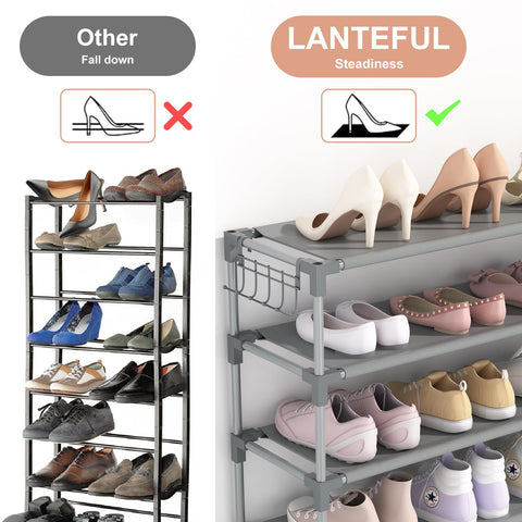 LANTEFUL rack in a tidy entryway ready for organization.