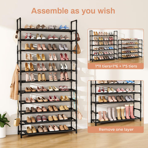 LANTEFUL waterproof non-woven fabric shelf section protects delicate shoes