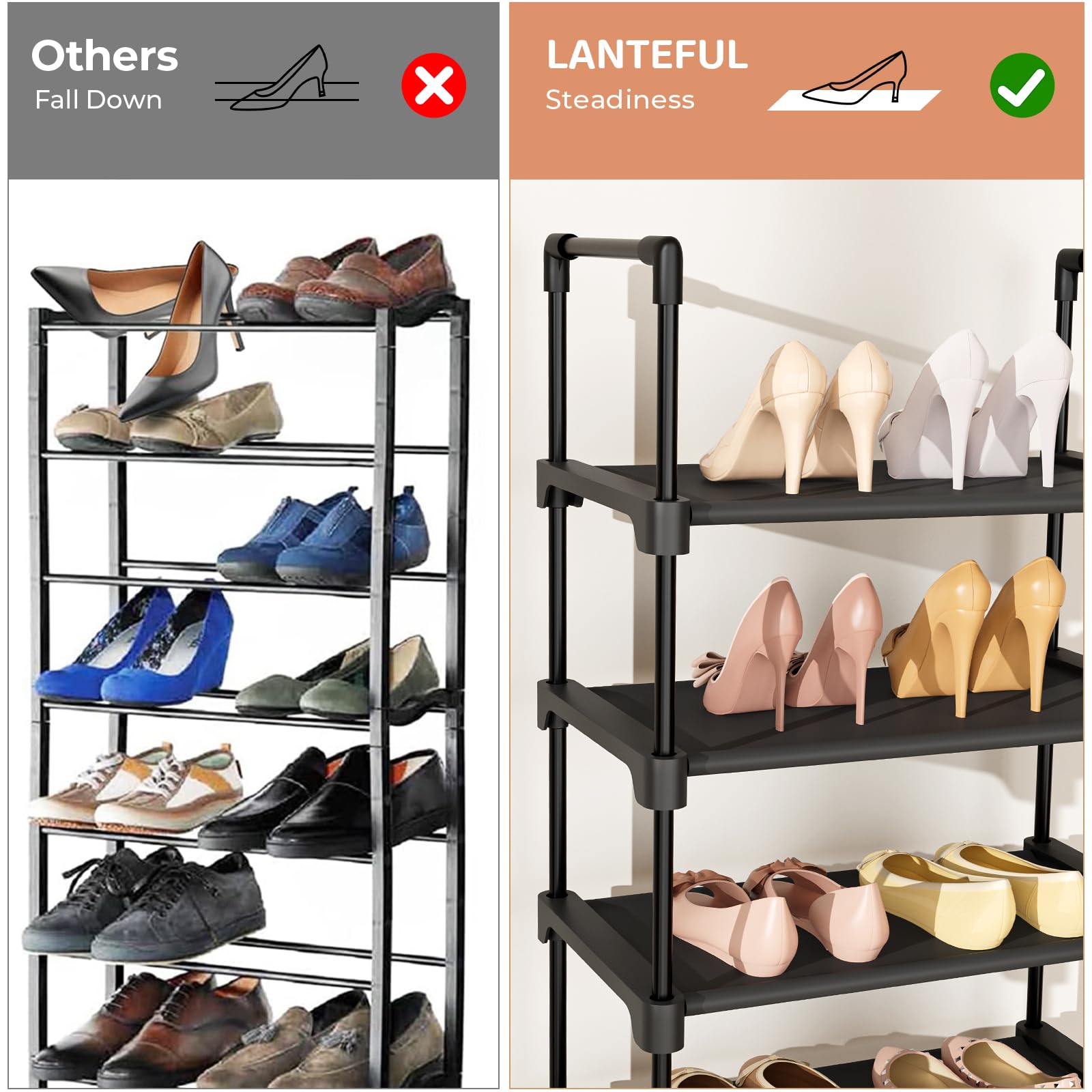LANTEFUL waterproof non-woven fabric and reinforced pipes for durability.