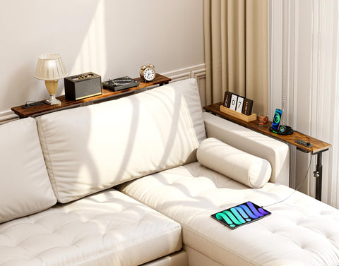 Lanynne wall-friendly base sits flush against the wall for a tidy look.