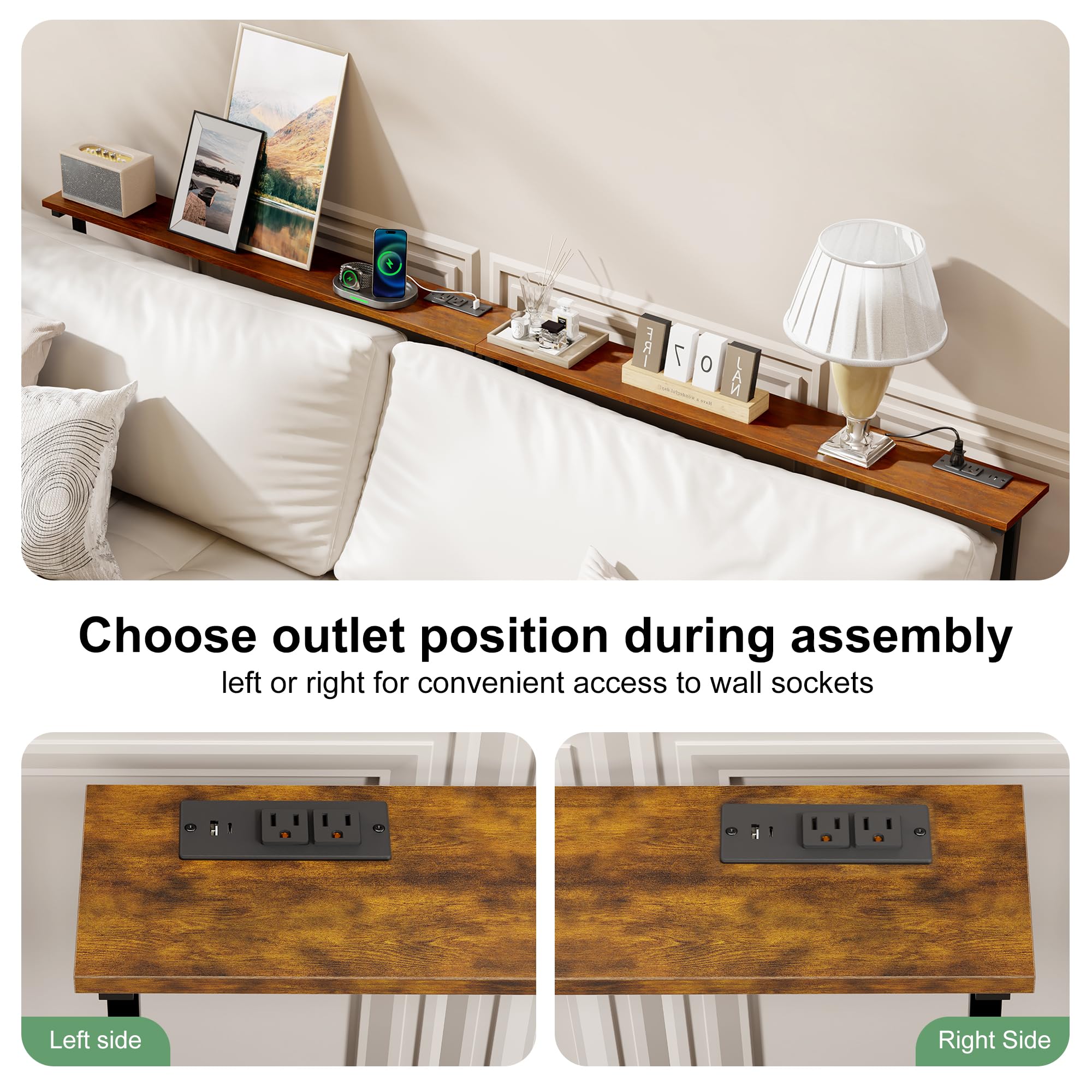 Lanynne 4.9 ft cord with safety switch enables controlled power access.