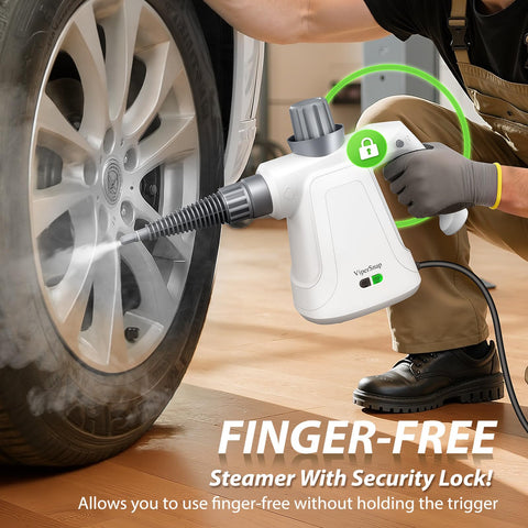 LaoTzi steam cleaner for kitchen grills and bathrooms, chemical-free cleaning