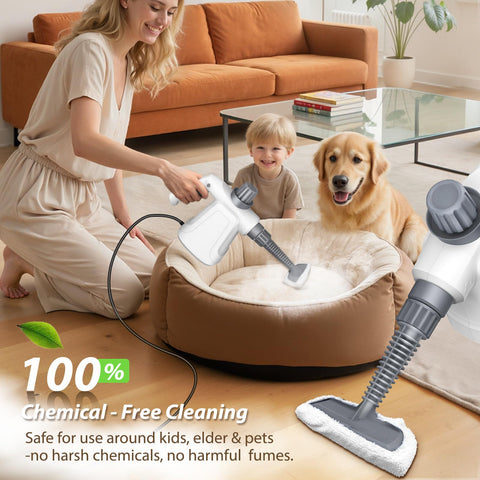 LaoTzi safety lock keeps steam ready without constant pressing
