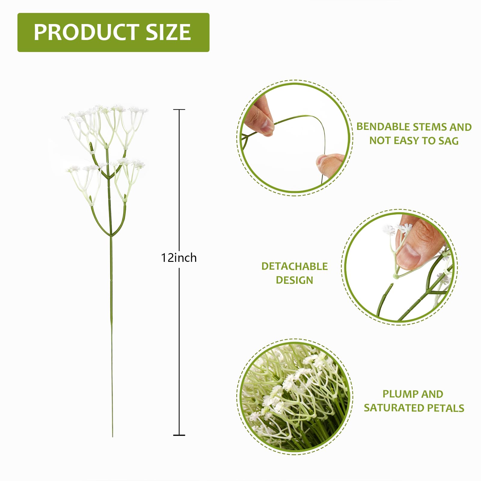 LarkAsh maintenance-free artificial flowers offer worry-free styling and longevity.